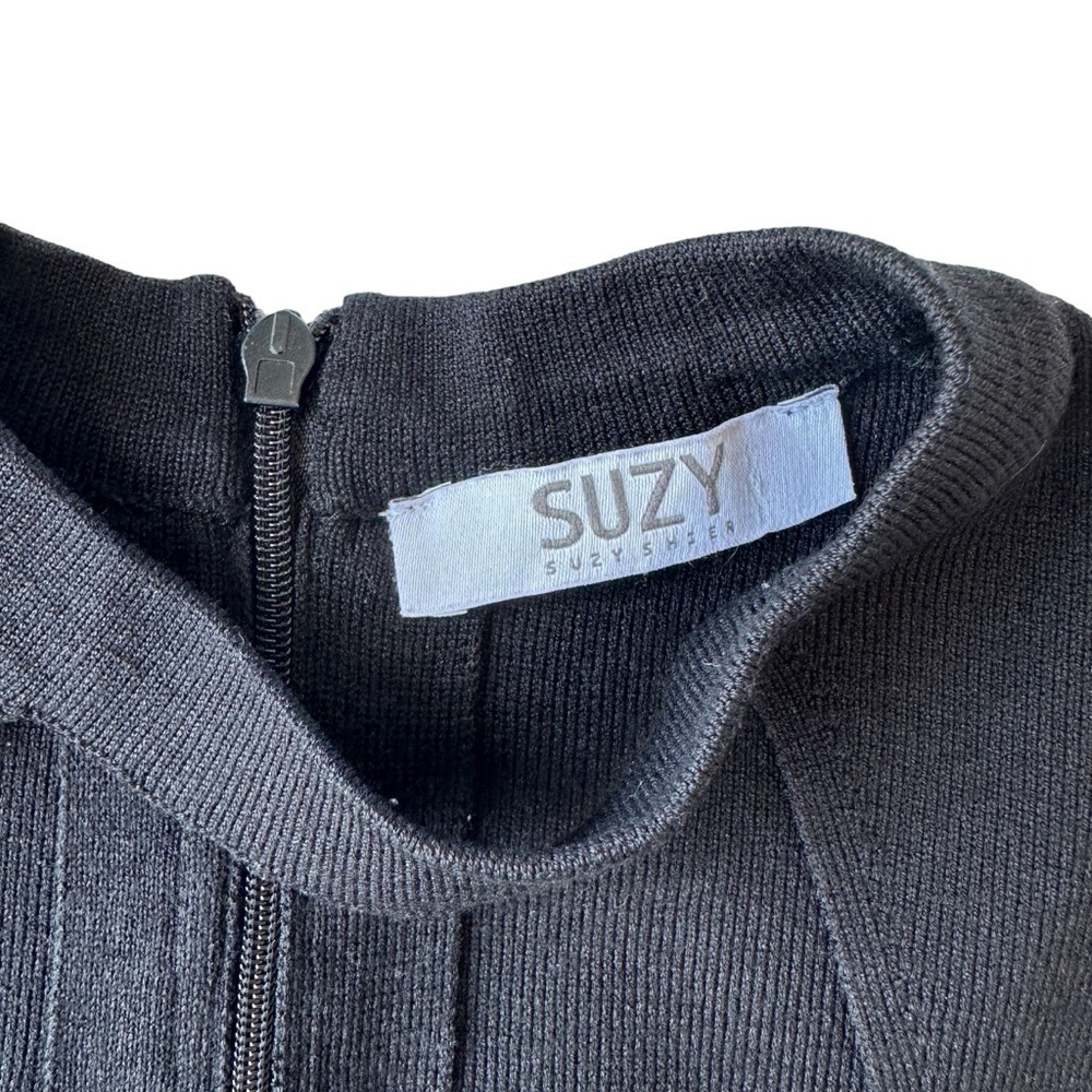 SUZY SHIER BLACK SLEEVELESS SQUARE NECKLINE TOP | SIZE S NWOT - Picture 16 of 16